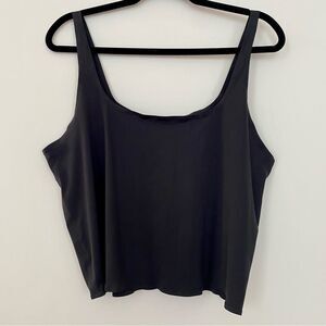 Skims Smooth Essential Tank Top - Onyx - 4x / Seamless Bodycon Sleek